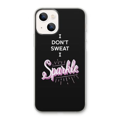 Sparkle quote: iPhone 13 Transparant Hoesje