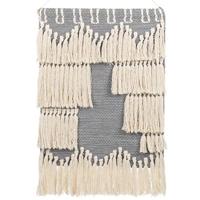 Beliani - MAHRI - Wandhanger - Beige|Grijs - Katoen