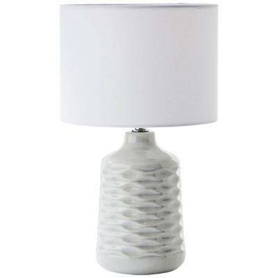 Brilliant TafellampIlysa grijs met wit - 94569/22