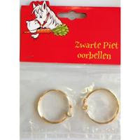 Piet oorbellen goudkleurig