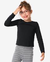 HEMA Kinder T-shirts Biologisch Katoen - 2 Stuks Zwart (zwart)