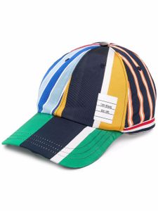 Thom Browne casquette à rayures multiples - Multicolore