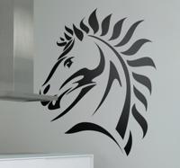 Sticker hoofd paard