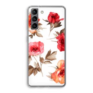 Roosjes: Samsung Galaxy S21 Transparant Hoesje