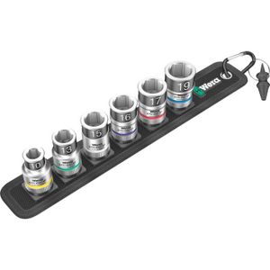 Wera Belt C 1 Zyklop doppenset, 1/2" dopsleutel 7-delig, met vasthoudfunctie