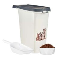 Dierenvoeding doseer schep - kunststof - 1400 ml - 40 x 15 cm - opstaande rand Dierenvoeding doseer schep - kunststof - 1400 ml - 40 x 15 cm - opstaande rand