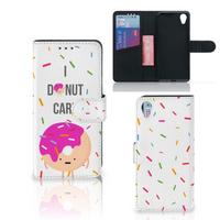 Sony Xperia X Book Cover Donut Roze - thumbnail