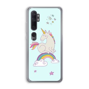Regenboog eenhoorn: Xiaomi Mi Note 10 Pro Transparant Hoesje