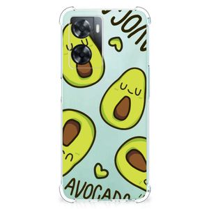 OPPO A57 | A57s | A77 4G Stevig Bumper Hoesje Avocado Singing