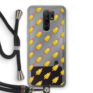 Waterijsjes: Xiaomi Redmi 9 Transparant Hoesje met koord