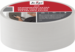 kip 214 textieltape extra grijs 50mm x 25m