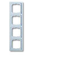 Busch-Jaeger 2CKA001754A4309 Frame Frame 4-voudig Future lineair Aluminium, Witaluminium (RAL 9006) 1 stuk(s)