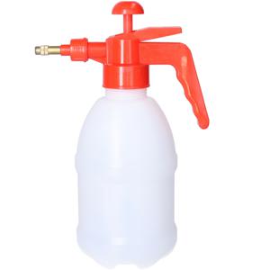 Plantenspuit met hoge druk sproeier/vernevelaar - kunststof - 1 liter - rood/wit - 28 cm