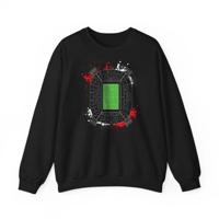Sweater regular zwart - Rood wit Kuip