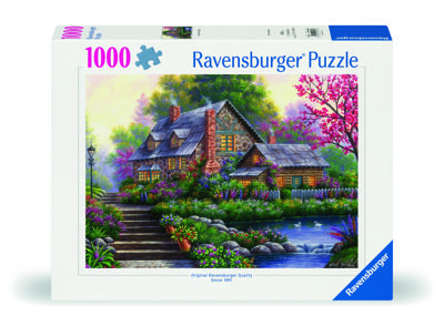 Ravensburger puzzel Romantische cottage 1000 stukjes