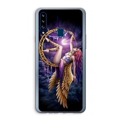 Aerial Angel: Samsung Galaxy A20s Transparant Hoesje