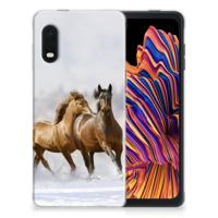 Samsung Xcover Pro | TPU Hoesje | Paarden