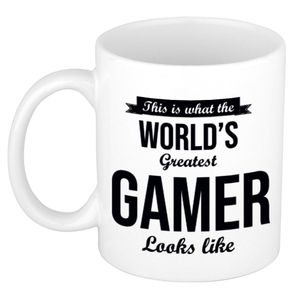 Worlds Greatest Gamer cadeau koffiemok / theebeker 300 ml   -