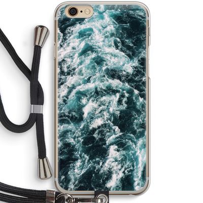 Zee golf: iPhone 6 / 6S Transparant Hoesje met koord