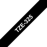 Labeltape Brother TZe, TZ TZe-325 Kunststof Tapekleur: Zwart Tekstkleur:Wit 9 mm 8 m