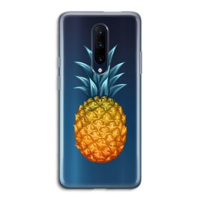 Grote ananas: OnePlus 7 Pro Transparant Hoesje
