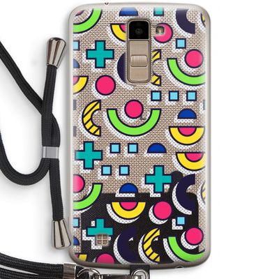 8-bit N°6: LG K10 (2016) Transparant Hoesje met koord
