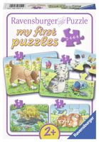 Ravensburger puzzel 4in1 schattige huisdieren 2-4-6-8 stukjes