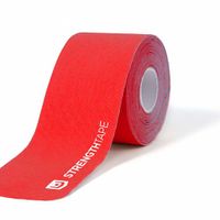 Strengthtape rol 5 mtr rood