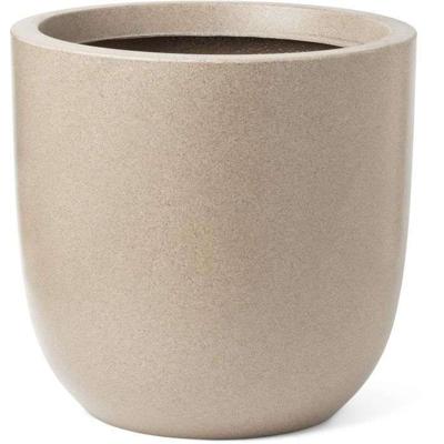 Bolbloempot - CAPI EUROPE - WASTE SMOOTH NL - 35 x 34 cm - Terrazzo beige