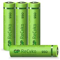 GP NiMH ReCyko AAA 950mAh 1,2V oplaadbaar, 4 stuks - thumbnail