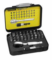 Stanley Handgereedschap bitset expert pro 1/4" - ratelsleutel (32 delig) - 1-13-904