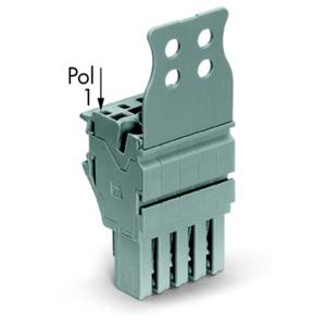 WAGO 2022-104/133-000 Connector, female Grijs 50 stuk(s)