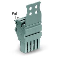 WAGO 2022-104/133-000 Connector, female Grijs 50 stuk(s) - thumbnail