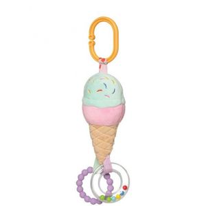 Manhattan Toy bijtring rammelaar Kersenbloesem ijsje junior 30 cm Manhattan Toy bijtring rammelaar Kersenbloesem ijsje junior 30 cm