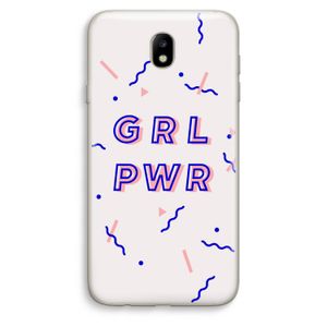 GRL PWR: Samsung Galaxy J7 (2017) Transparant Hoesje