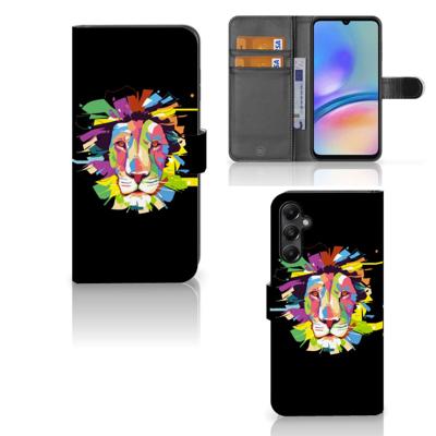 Samsung Galaxy A05s Leuk Hoesje Lion Color | Portemonnee hoesje