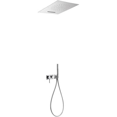 Regendouche set Tres 3V | Inbouw | Mengkraan | 3-weg | Rond | Chroom