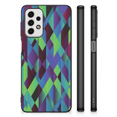 Samsung Galaxy A23 Backcover Abstract Green Blue