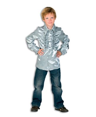 Ruche Blouse Zilver