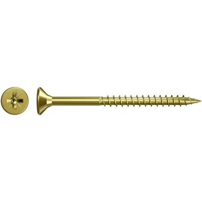 Fischer 551238 Spaanplaatschroef 6 mm 100 mm Kruiskop Pozidriv Galvanisch verzinkt 100 stuk(s)
