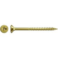 Fischer 551238 Spaanplaatschroef 6 mm 100 mm Kruiskop Pozidriv Galvanisch verzinkt 100 stuk(s)