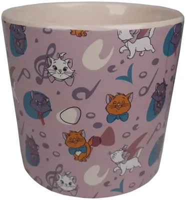 Kurt S. Adler bloempot disney aristokatten keramiek 12x11cm roze