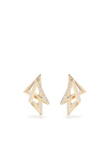 Stephen Webster boucles d'oreilles Vertigo Acute en or 18ct pavées de diamants