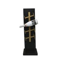 HSM Collection Wijnrek Diabo staand 4 flessen H 80 cm hout goud HSM Collection Wijnrek Diabo staand 4 flessen H 80 cm hout goud