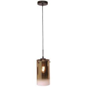 Freelight Hanglamp Ventotto Zwart & Goud Glas 1 Lichts