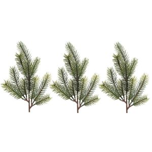 4x Groene kersttakken / dennentakjes 36 cm kerstversiering