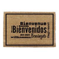 Deurmat EDM 74773 Bruin Zwart Intense licht Kastanjebruin 2/8-negro azulado 60 x 40 cm Rechthoekig