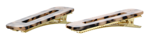 Bachca Paris Hair Slides Ecaille 2 stuk Haar Accessoires 2 pc
