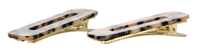 Bachca Paris Hair Slides Ecaille 2 stuk Haar Accessoires 2 pc