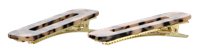 Bachca Paris Hair Slides Ecaille 2 stuk Haar Accessoires 2 pc